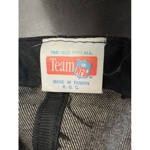 Vintage NFL Giants Adjustable Snapback Hat Black & Blue One Size Fits All - Picture 3 of 3